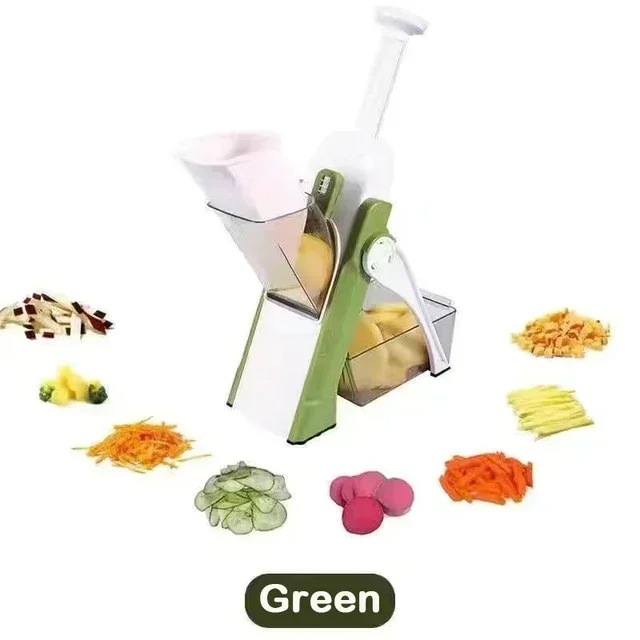 Kitchen Vegetable Cutter Safe Manual Multi-Function Salad Chopper | Home & Kitchen thumbnail 9