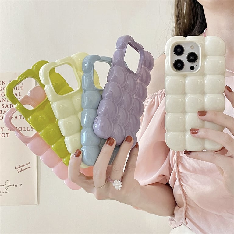 Egg Waffle Phone Case for iPhone Pro Max | Drop-Resistant TPU thumbnail 7