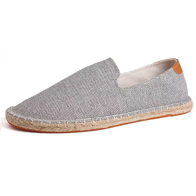 Wear-Resistant Canvas Men's Slip-On Loafers | Breathable Casual Shoes thumbnail 10