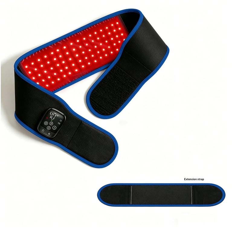 120-LED Far-Infrared Heating Massage Therapy Waist Support Belt | Health & Beauty