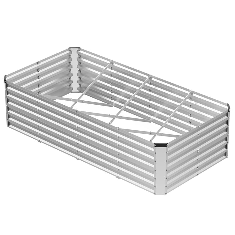 Galvanized Raised Garden Bed | Rust-Resistant Steel Planting Box thumbnail 6