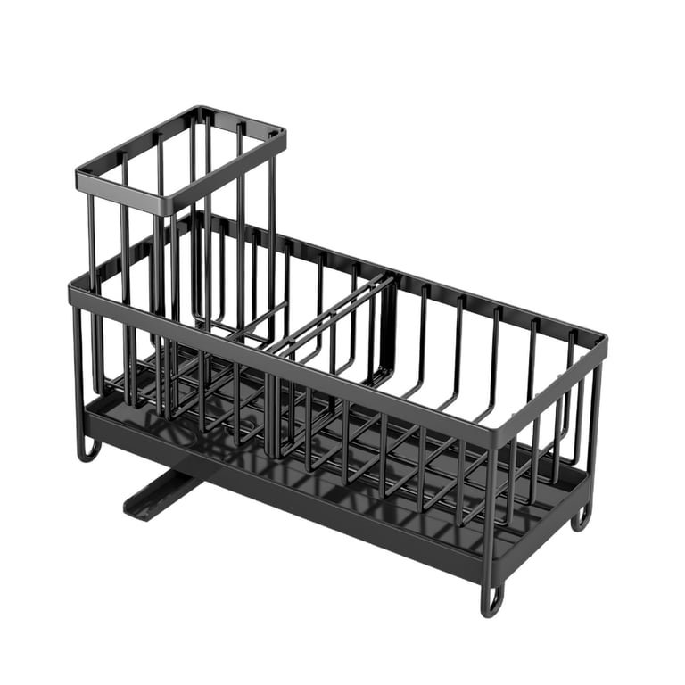Kitchen Sink Rack Sponge Holder Soap Dish Drain Storage Organizer Brush Holder thumbnail 1