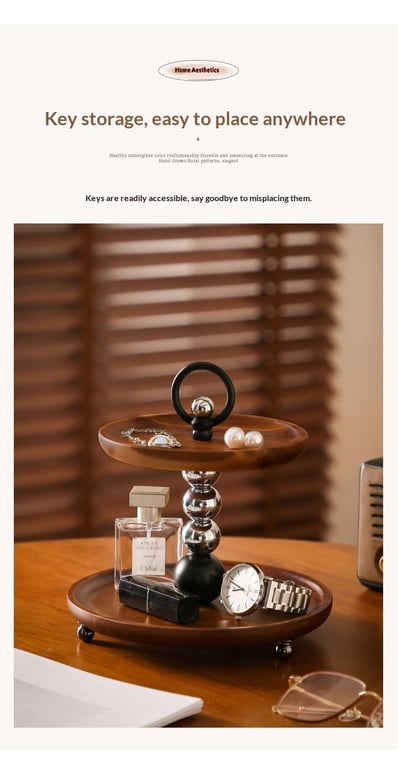 Entryway Console Table Key Storage Rack | Home & Kitchen Organizer thumbnail 7