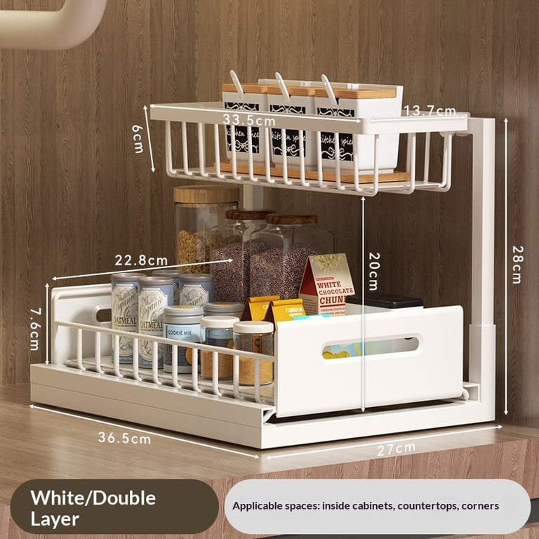 Under-sink Storage Rack For The Kitchen Sink thumbnail 6