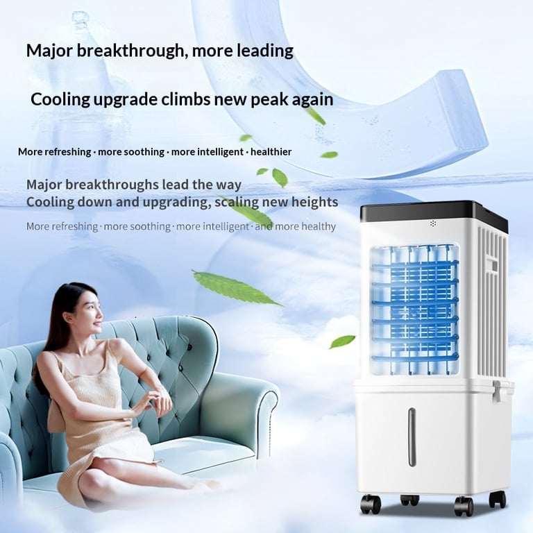 Portable Mini Cooling Fan With Oscillating Blades thumbnail 6