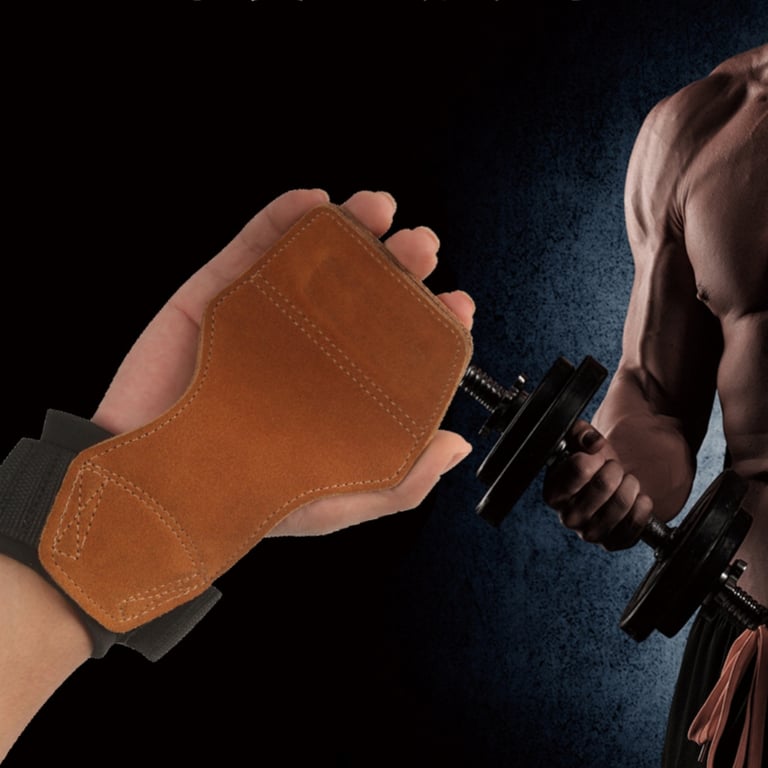 Leather Weightlifting Gloves with Wrist Support | Professional Gym thumbnail 10