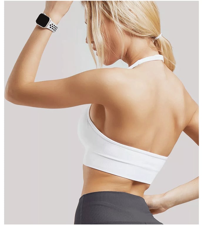 Backless Yoga Sports Bra | Quick-Dry Halter Neck Athletic Top for Women thumbnail 16