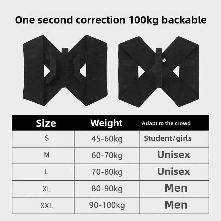 Adjustable Fitness Posture Corrector Straps | Shoulder Support Weight Training thumbnail 9
