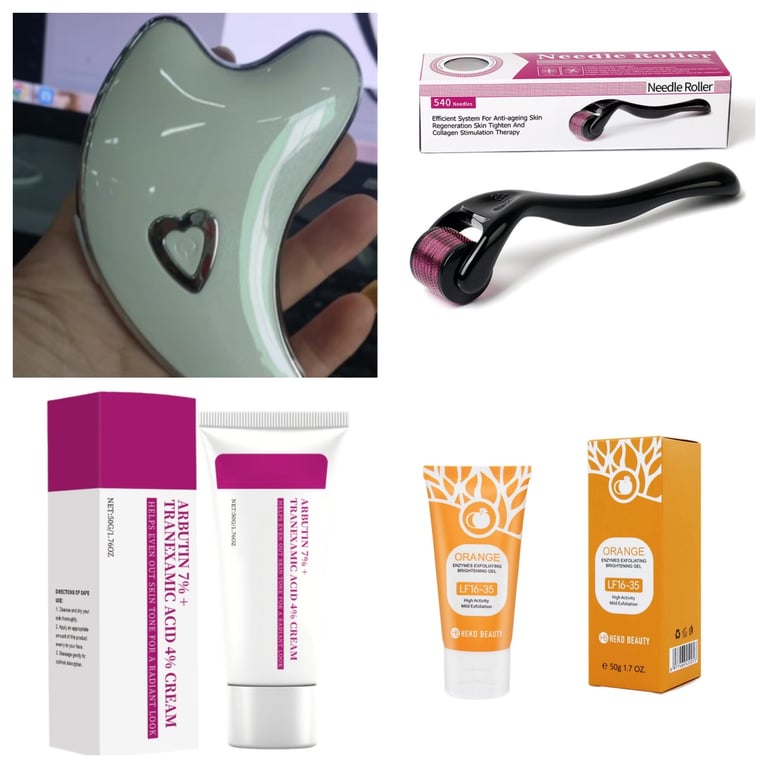 LED Gua Sha Facial Massager with Microcurrent & Skin Rejuvenation Kit thumbnail 5