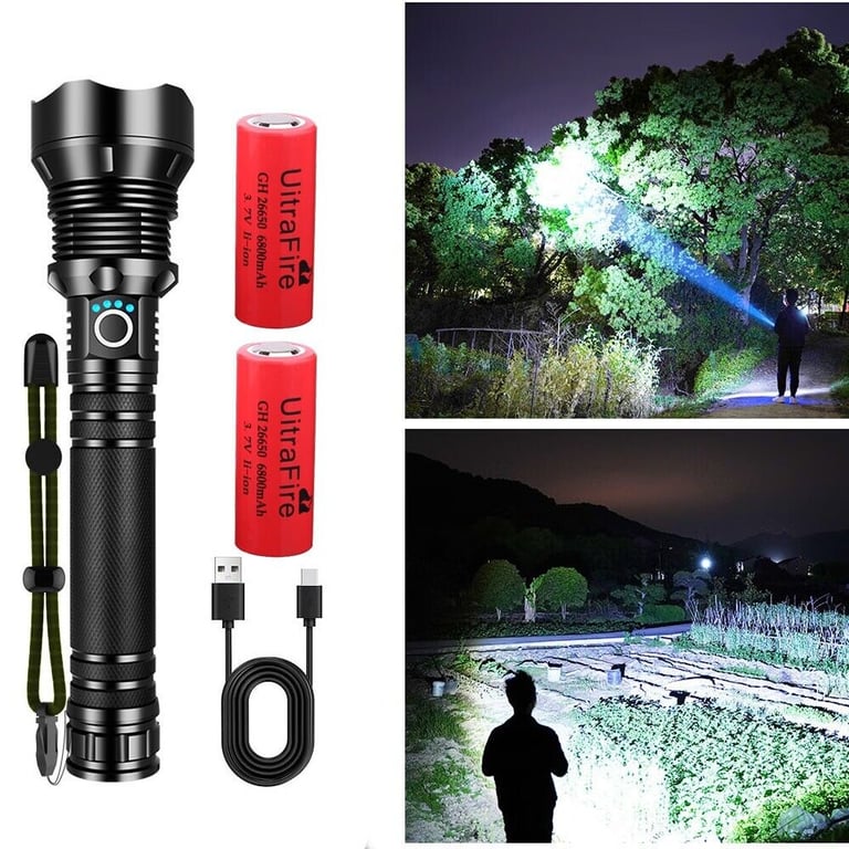 9900000LM LED Flashlight Zoom Rechargeable | Super Bright Torch thumbnail 15