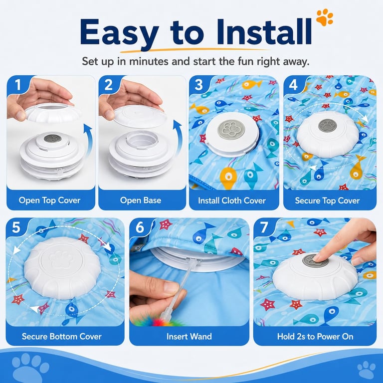 Interactive Cat Toys For Indoor Cats | Smart Hide & Seek Office Pet Toy thumbnail 5