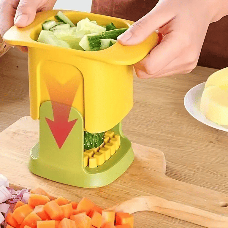 Multi Functional Manual Vegetable Chopper And Fruit Slicer - Suitable For Onions, Potatoes, French Fries, Etc. - Essential Kitchen Tools thumbnail 4