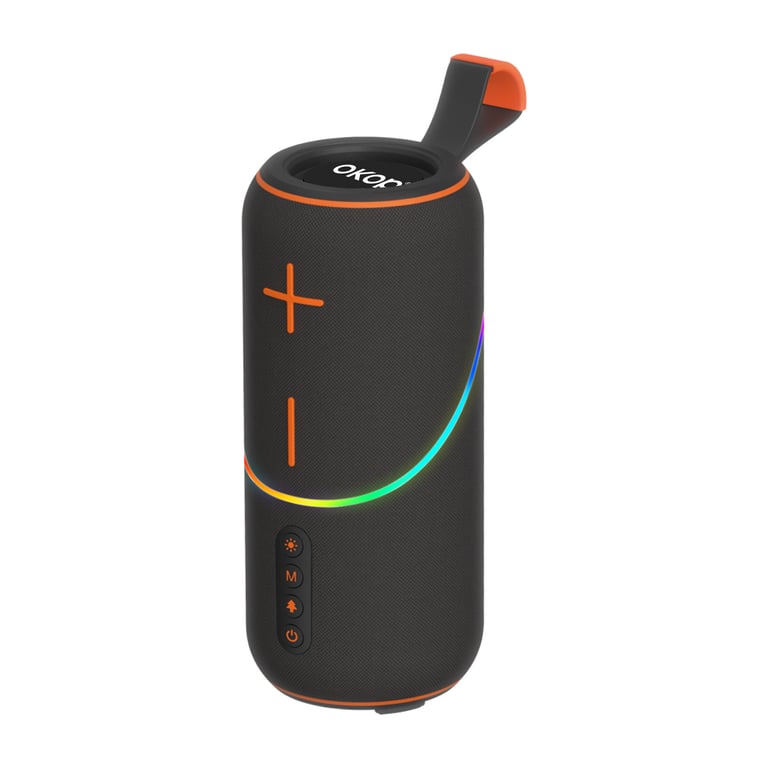 KP-806 Portable Handheld Bluetooth Speaker Outdoor Use Extra-Long Battery Life Cross Border Best Seller Compact Desktop Speaker With RGB Ambient Lighting thumbnail 1