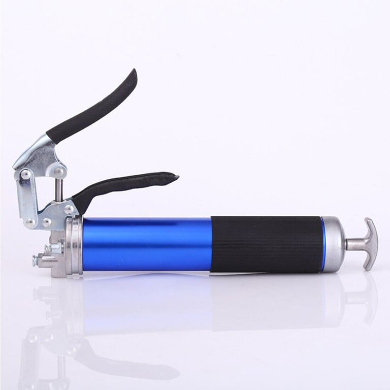 6000 PSI Heavy Duty Powerful Grease Gun Pistol Grip With Manual Flex Hose 400cc
