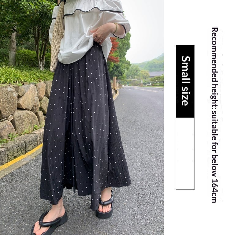 High-Waisted Draping Ice-Silk Wide-Leg Pants | Breathable Summer thumbnail 13