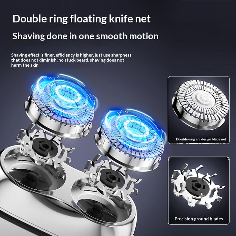 LED Digital Display Portable Mini Electric Shaver | Fast-Charging thumbnail 12