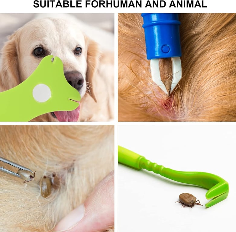 8-in-1 Tick Removal Tool Kit for Dogs & Cats | Pet Flea Comb thumbnail 6