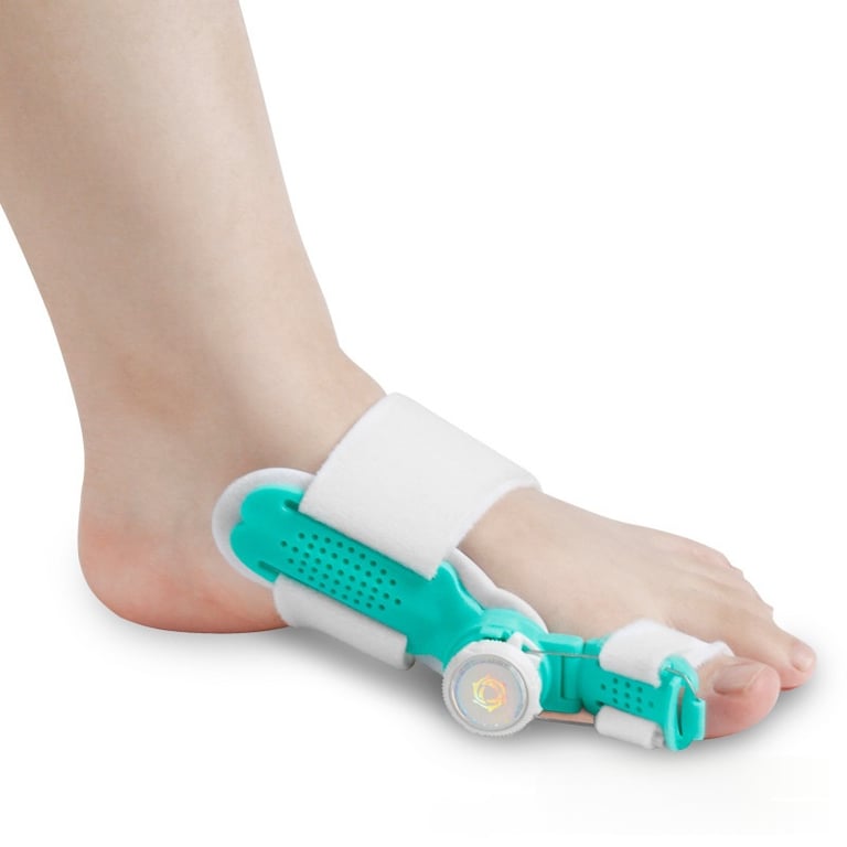 Adjustable Toe Corrector with Knob | Bunion Separator Support thumbnail 1