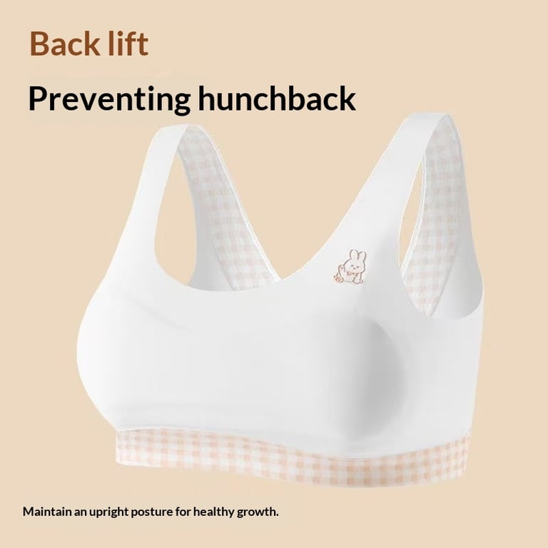 Ice-Silk Training Bra for Young Girls | Posture-Correcting Chest Pad thumbnail 3
