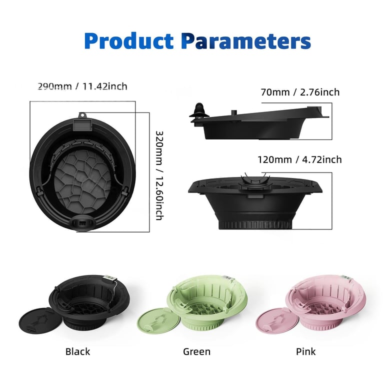 Foldable Ice Pack Facial Care Beauty Ice Bath Basin with Ice Trays thumbnail 15