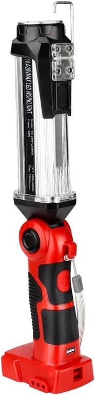 Cordless LED Work Light Milwaukee 18V Battery 2000LM Floodlight