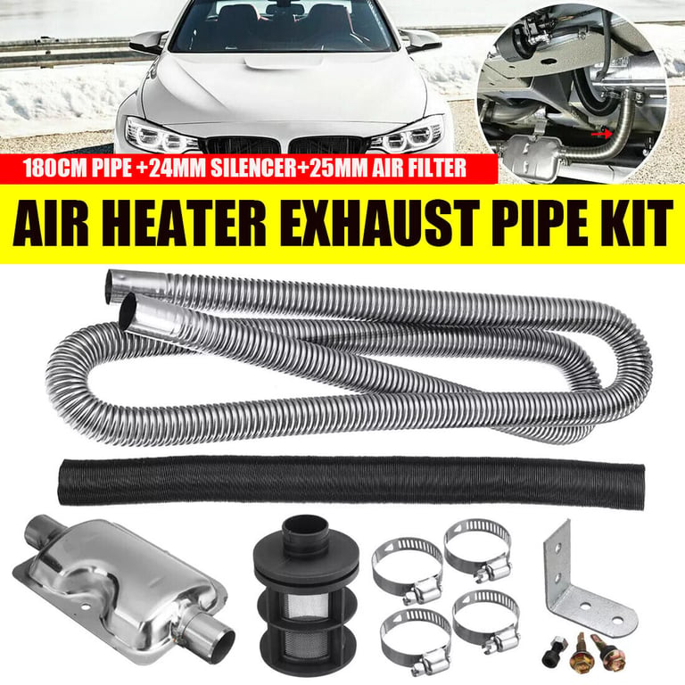 180CM Exhaust Pipe Air Heater Kit | 24mm Silencer & 25mm Filter thumbnail 19