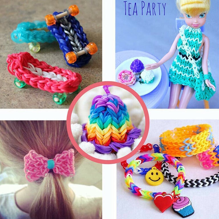 15000 Rubber Loom Bands Kit - DIY Bracelet Making Set for Kids thumbnail 7