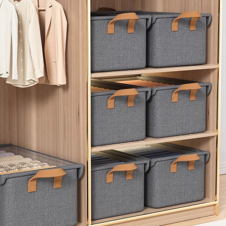 Fabric Clothing Storage Box Organizer | Household Container CA$59.99 thumbnail 5
