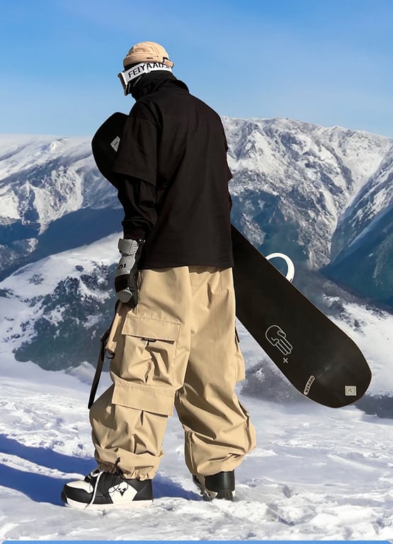 Ice South Korea Multi-Pocket Waterproof Ski Pants | Home & Kitchen Winter Wear thumbnail 9