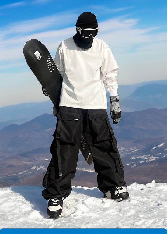 Ice South Korea Multi-Pocket Waterproof Ski Pants | Home & Kitchen Winter Wear thumbnail 12