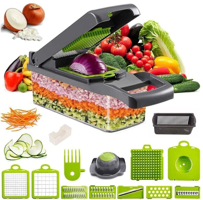 16-in-1 Vegetable Cutter & Peeler | Fast Salad Prep Tool thumbnail 4