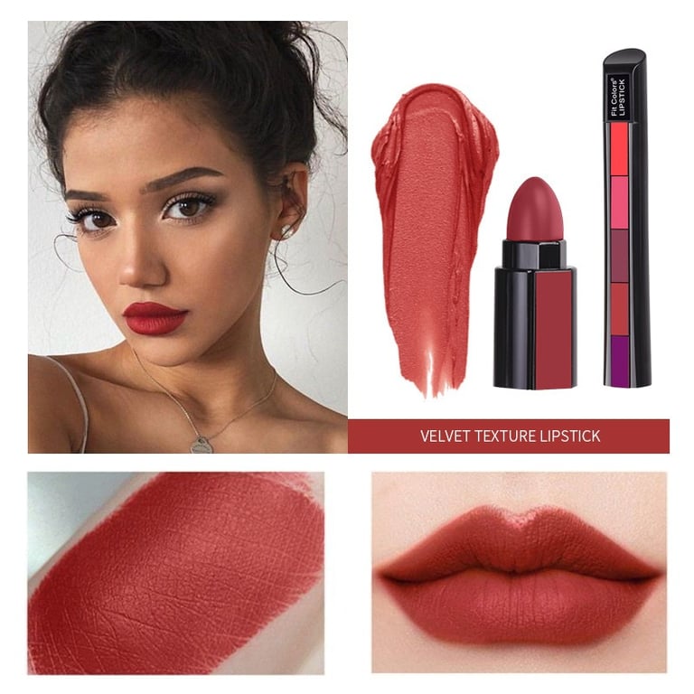 10-Color Matte Velvet Lipstick Set | Long-Lasting Non-Drying Lip Kit thumbnail 16