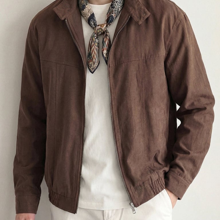 Old-Money Vintage Stand-Collar Utility Jacket | Canadian Menswear thumbnail 2