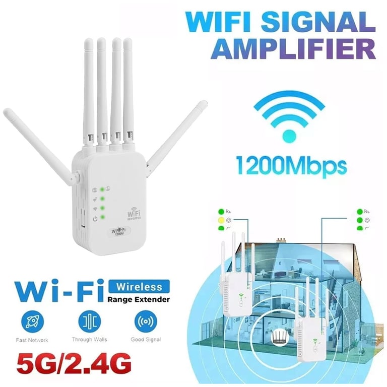 Dual-band Signal Booster Amplifier 1200M Gigabit Wireless Repeater thumbnail 8