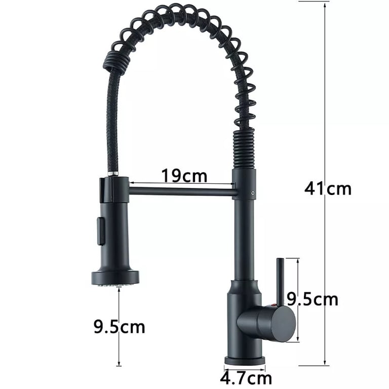 Kitchen Faucet, Kitchen Tap, Pull-out Spray Head, 360  Sink Faucet thumbnail 8