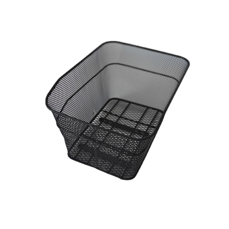 Mountain Bike Rear Rack Basket | Durable Metal Mesh Storage thumbnail 1