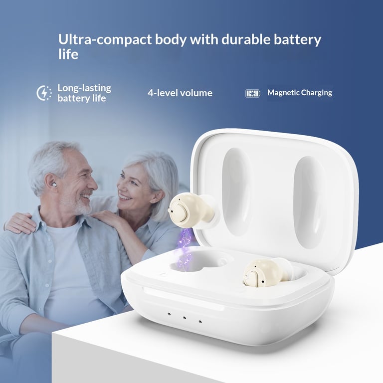 In-the-Ear Hearing Aid with High-Power Charging Case | Canada