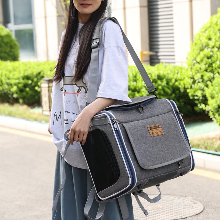 Portable Car Travel Cat Carrier | Multi-Function Pet Backpack Home & Kitchen thumbnail 14