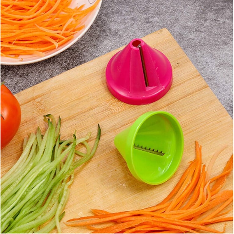 2Pcs Handheld Spiralizer Grater Shredder | Vegetable Noodle Maker thumbnail 5