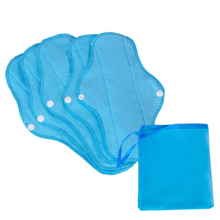 Washable Sanitary Pad Set for Hygienic Care | Reusable Pads Canada thumbnail 1