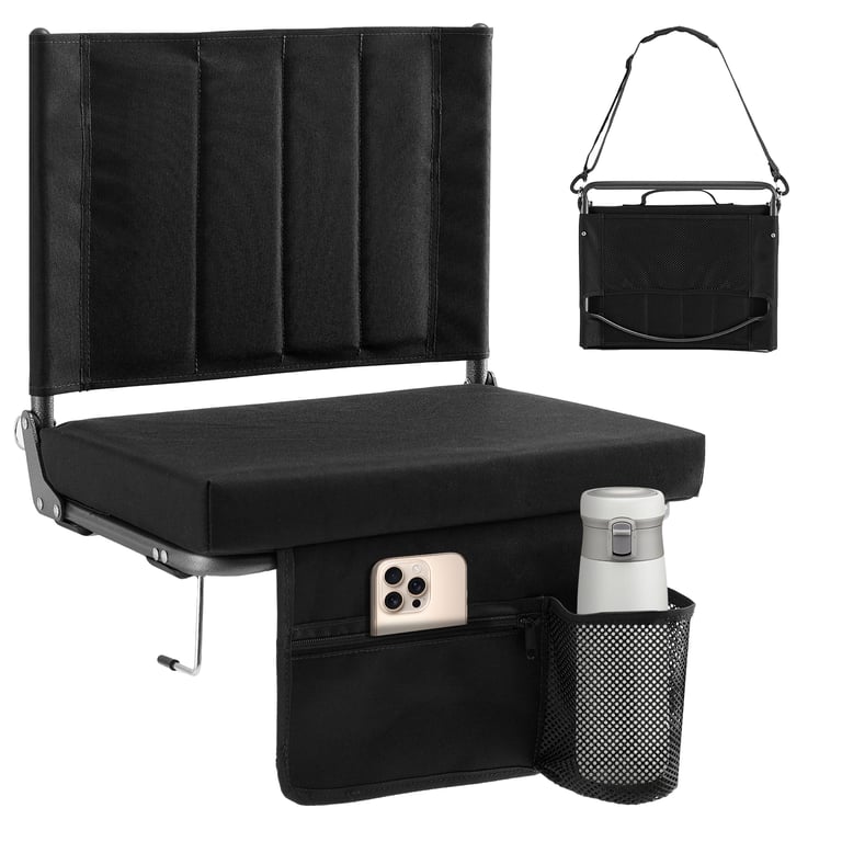 Stadium Seat with Backrest Support | Padded Bleacher Chair Canada thumbnail 7