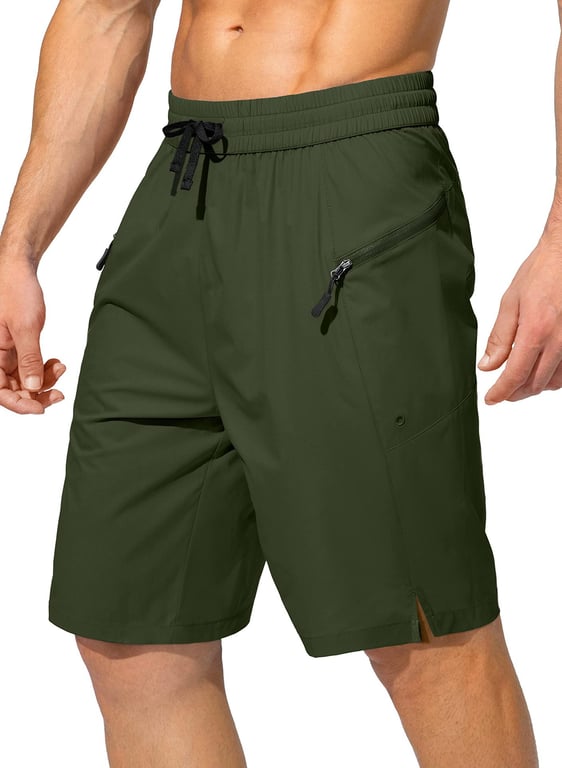 Men's Quick Dry Beach Shorts with Pockets | Drawstring Swim Trunks thumbnail 6