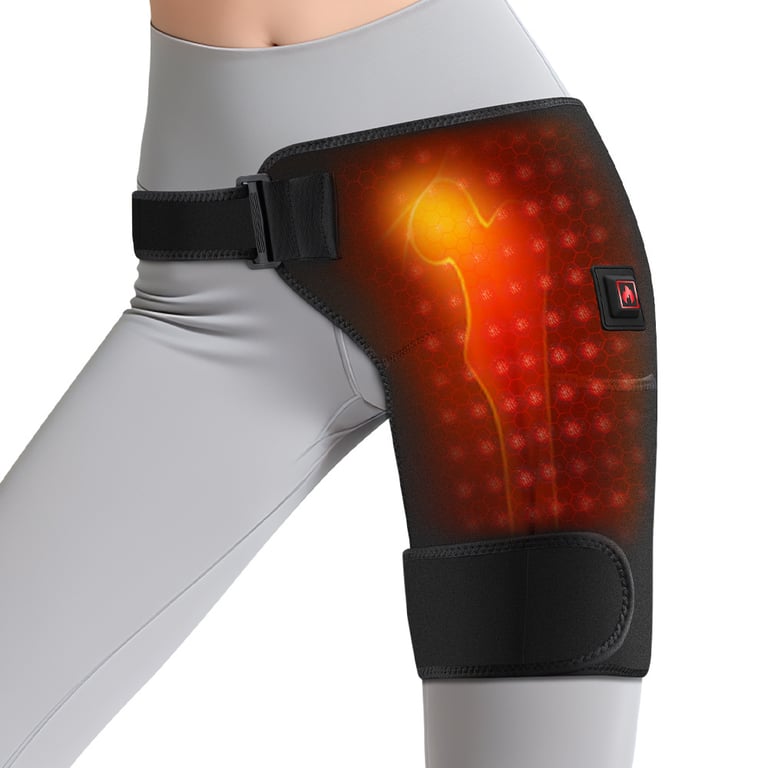 660nm Red Light Therapy Hip Wrap | USB Heating Massage Device thumbnail 1