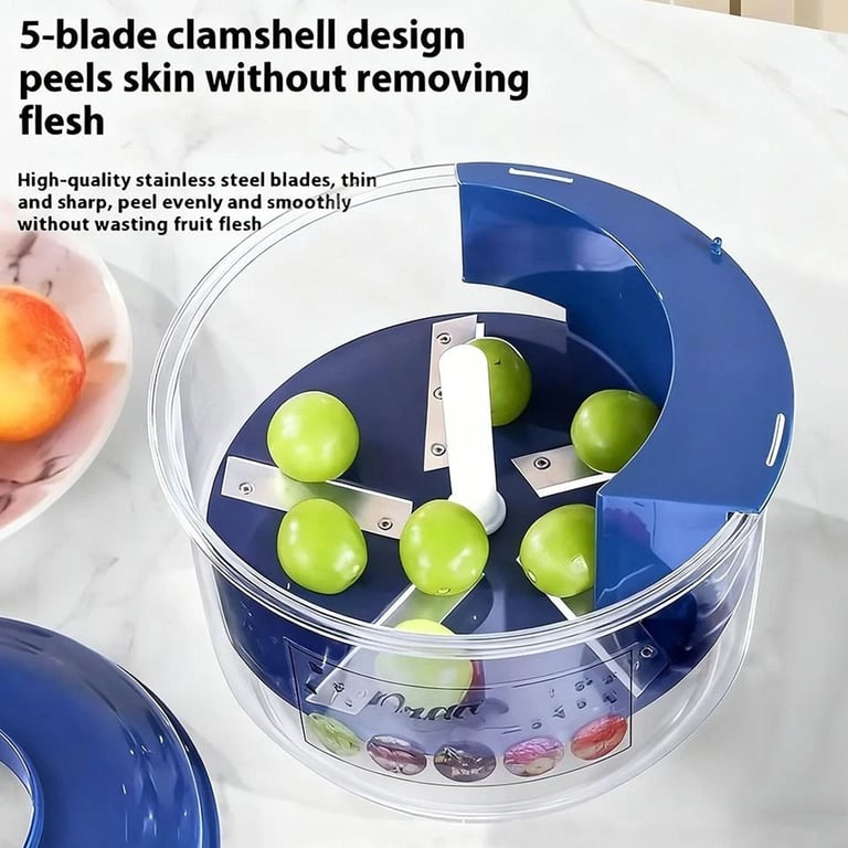 Electric Grape Peeling Machine | Effortless Fruit Peeler Tool Canada thumbnail 4