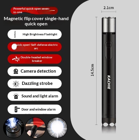 7-in-1 Self Defense Tool for Women | Legal Personal Safety Device thumbnail 6