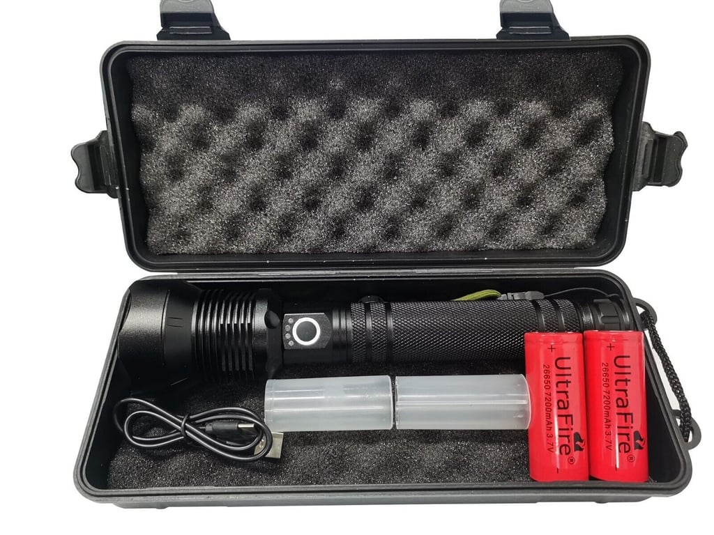 9900000LM LED Flashlight Rechargeable Zoom Torch | Super Bright thumbnail 13