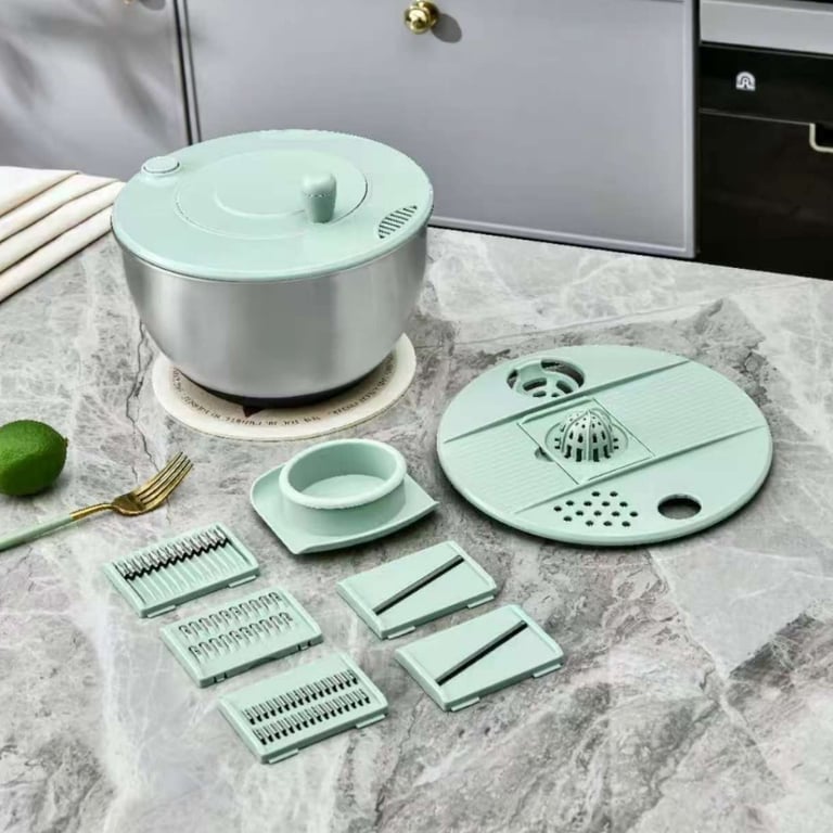 Multifunctional Vegetable Salad Spinner and Slicer | Canadian Kitchen thumbnail 2