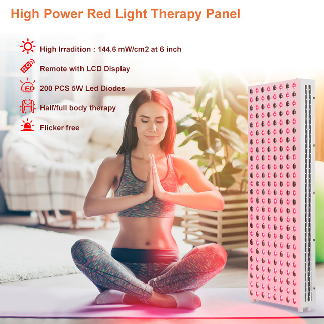 Full Body Near-Infrared Red Light Therapy Panel